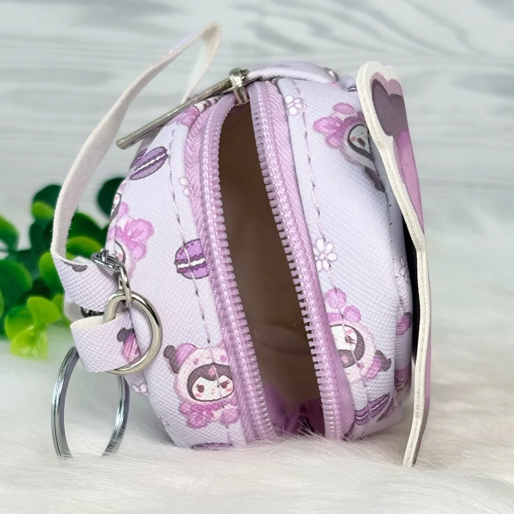 Kuromi Mini Backpack Keychain/Bag Charm - Picture 6 of 7
